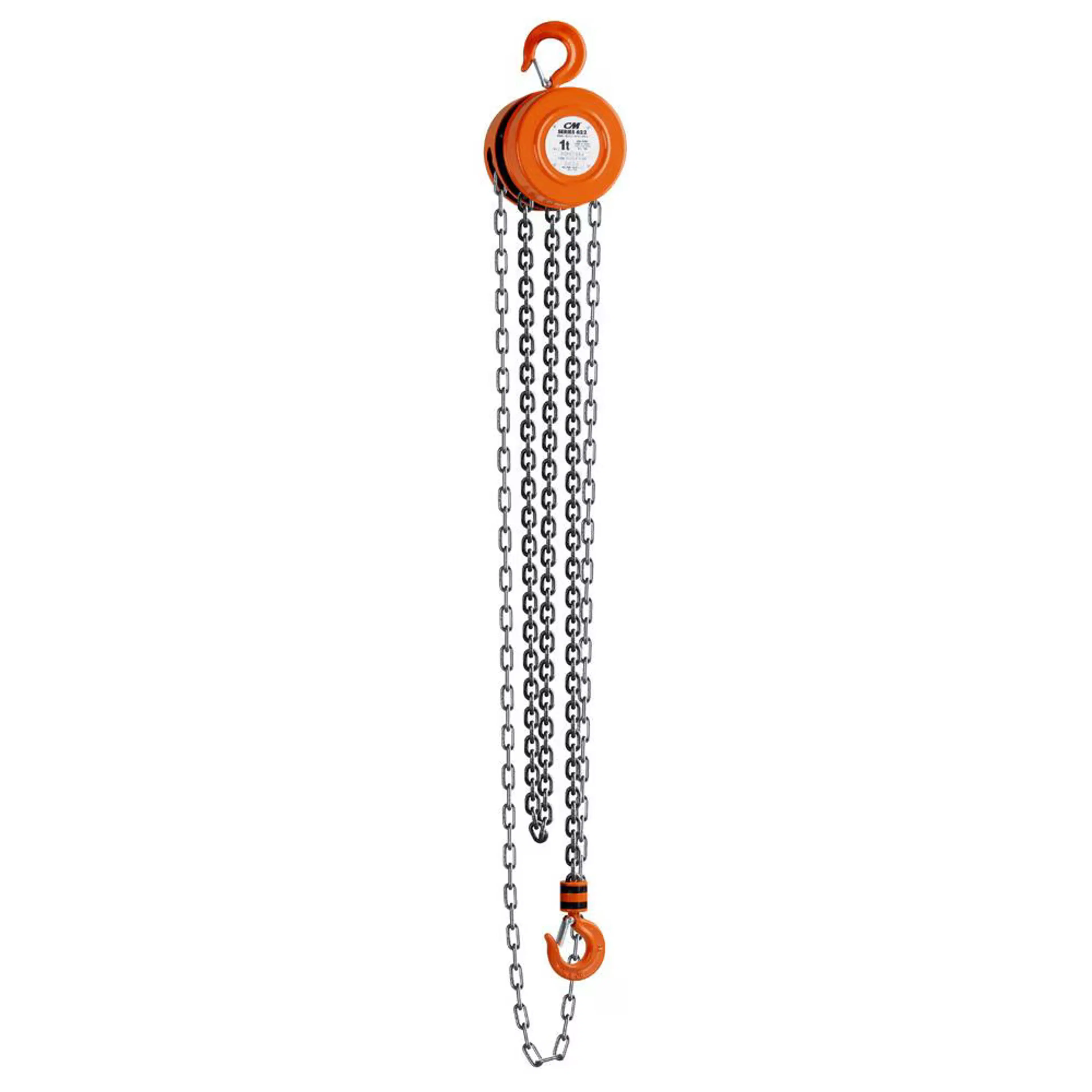 2256A | Series 622 Hand Chain Hoist, 1T, 10' Lift