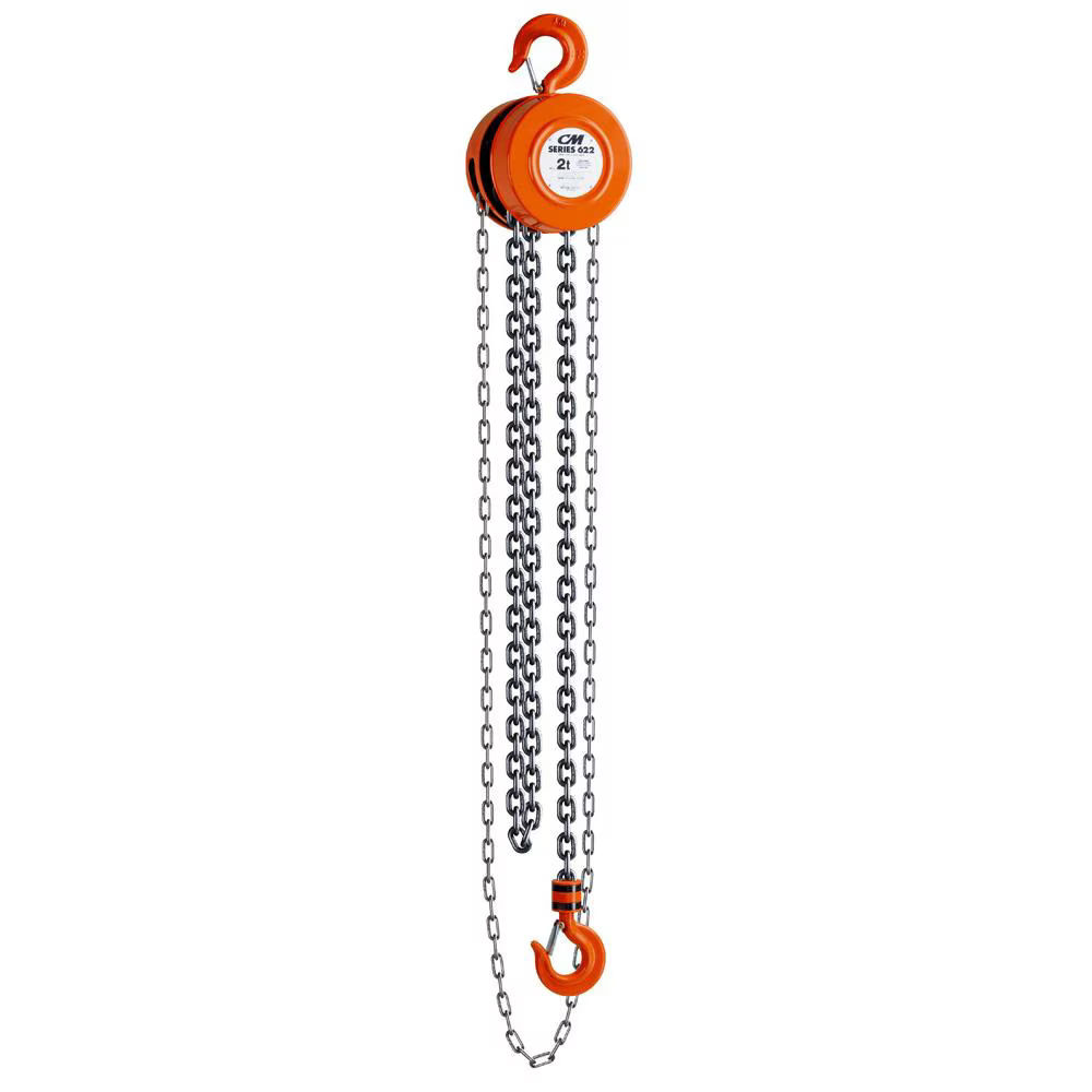2233A | Series 622 Hand Chain Hoist, 2T, 20' Lift image 1