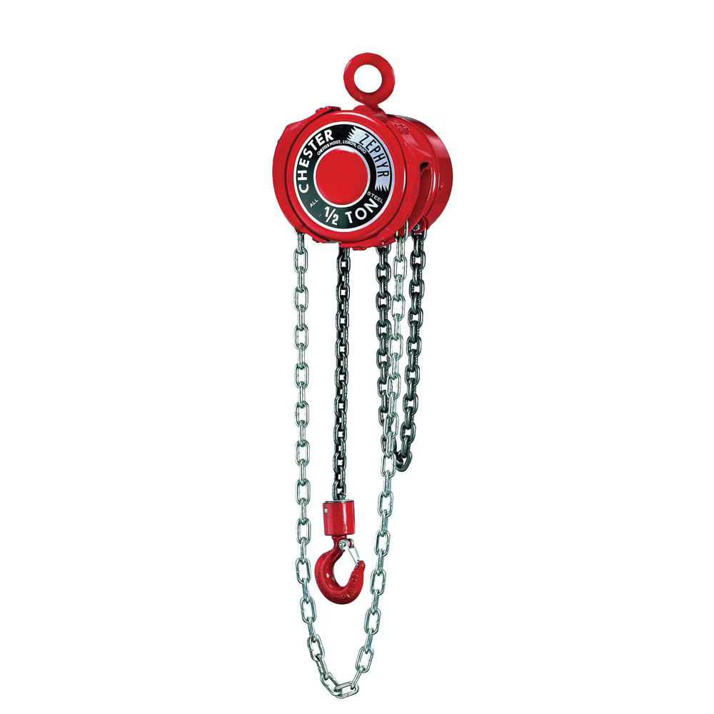 135-0050 | Zephyr Clevis-Type Hoist, 1/2T, 8' Lift image 1