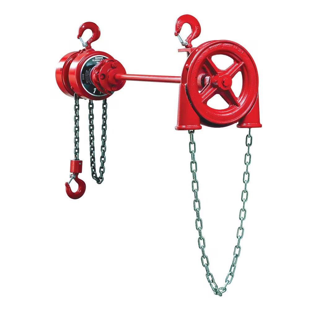 134-0050 | Zephyr Extended Handwheel Hoist, 1/2T, 8' Lift image 1