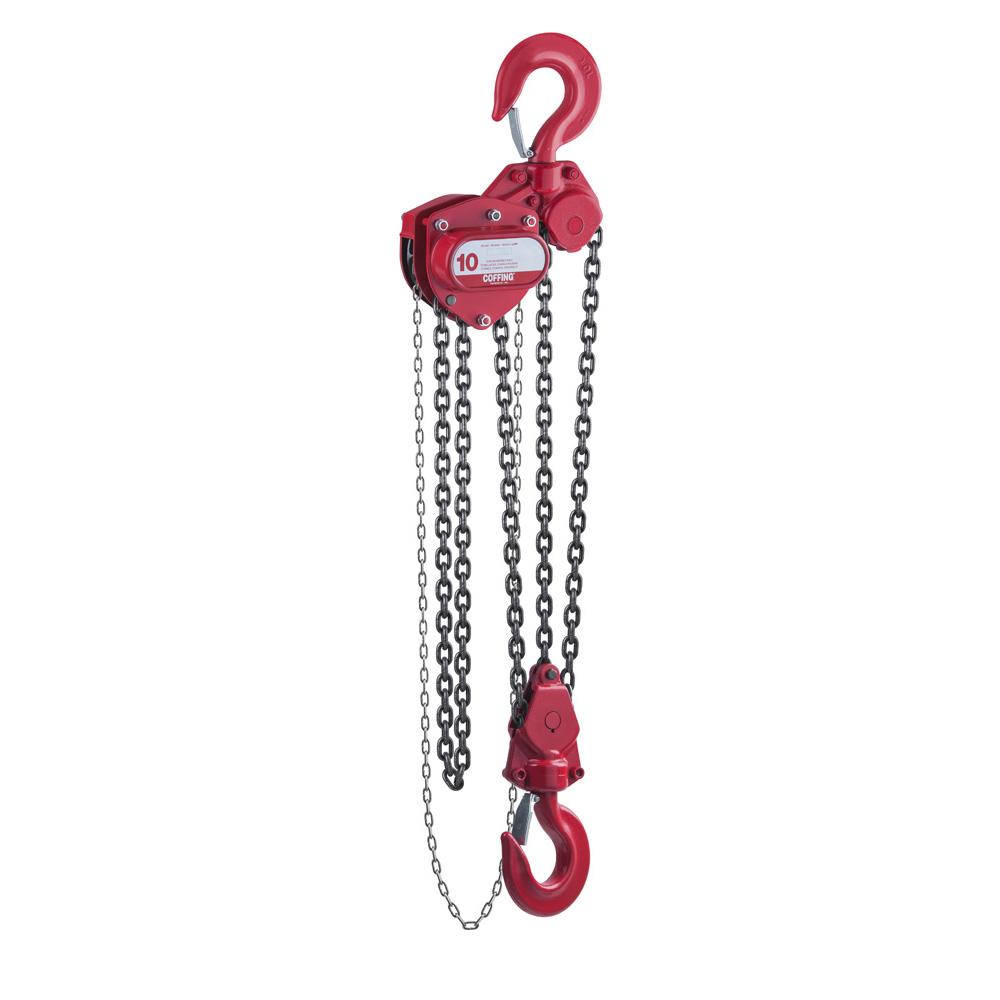 08940WC | LHH Hand Chain Hoist, 10T, 20' Lift image 1