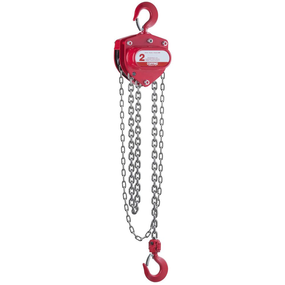08920WC | LHH Hand Chain Hoist, 2T, Less Chain image 1