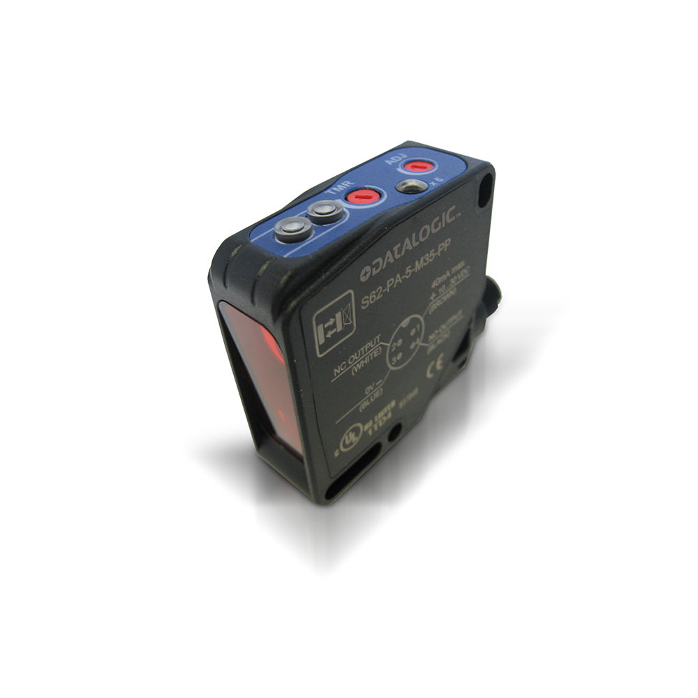 956201831 | S62-PA-5-M01-PP | Compact Sensor, 6 turns distance adjustment trimmer, Background suppression, short distance, PNP, M12 Connector image 1