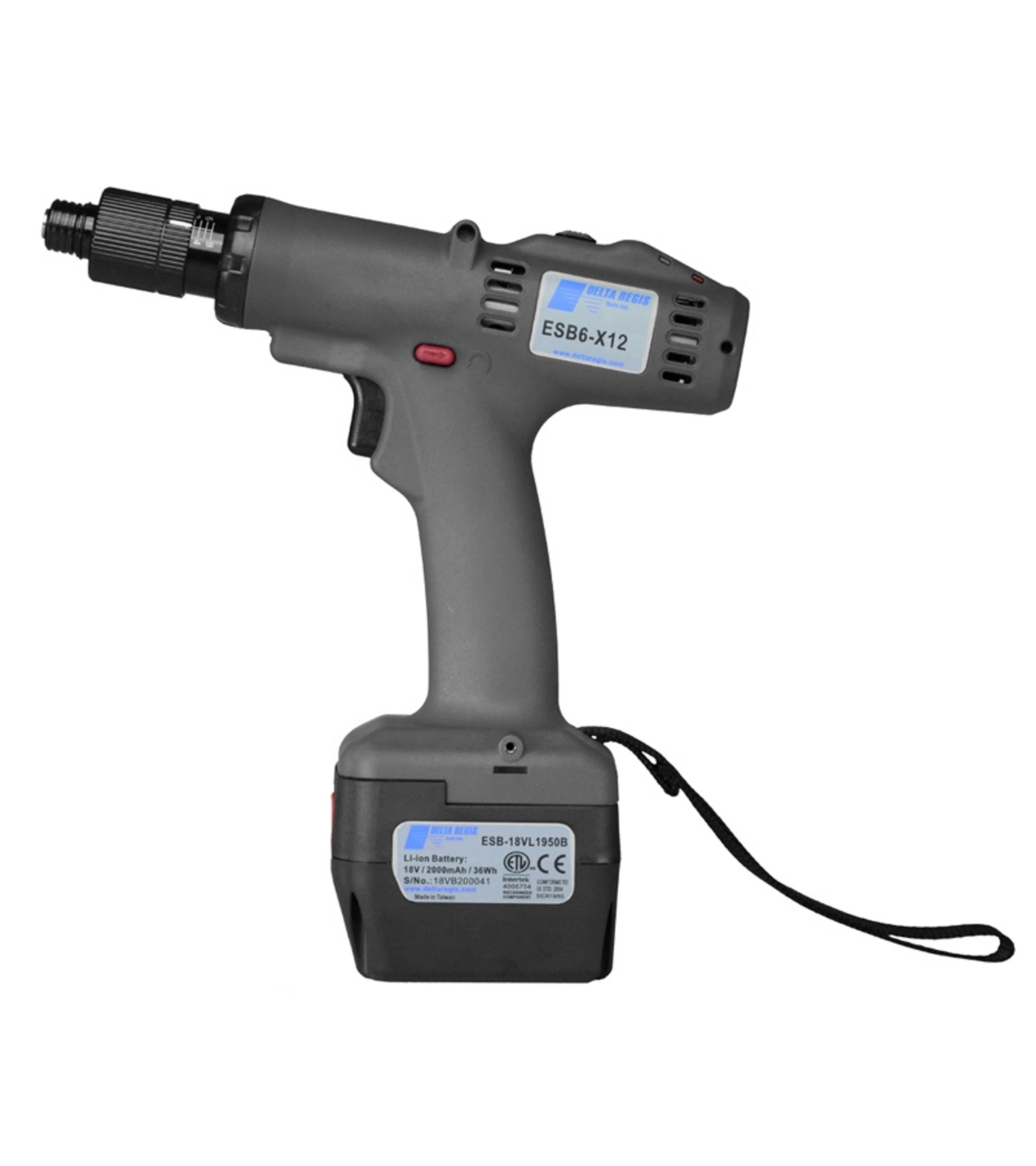 ESB6-X12 | Pistol Cordless Screwdriver, 18V, 1 - 3.5 Nm, 1000 / 650 rpm, Trigger