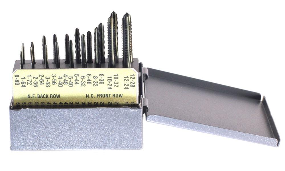 2000N10 | 10 piece Nitro High Speed Steel Hand Tap Set, 1/4-20 through 1/2-20 in. image 1