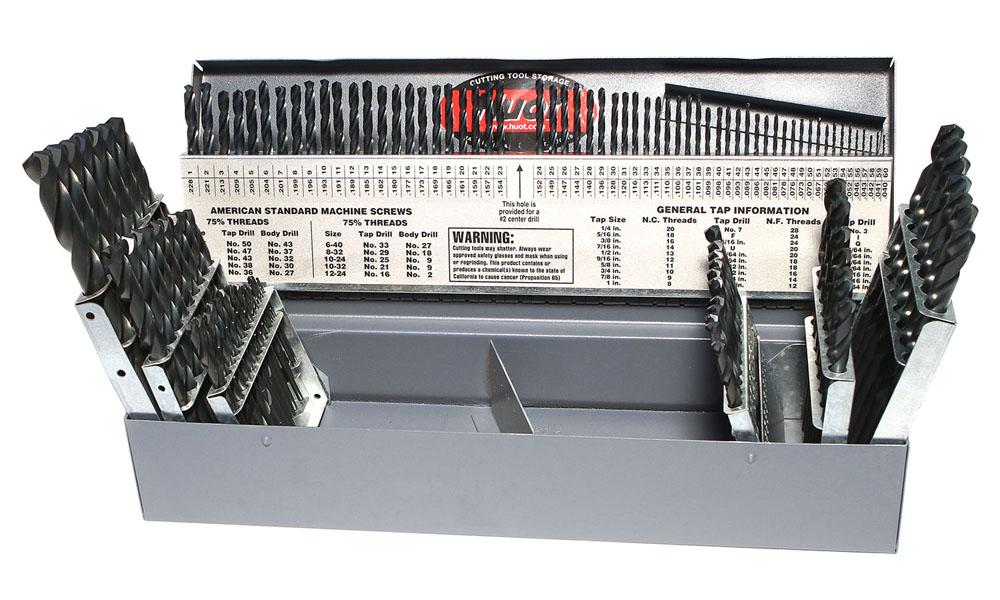 200A0115 | 115PC DRILL SET 1/16-1/2 BY 64ths #1-60 A-Z image 1