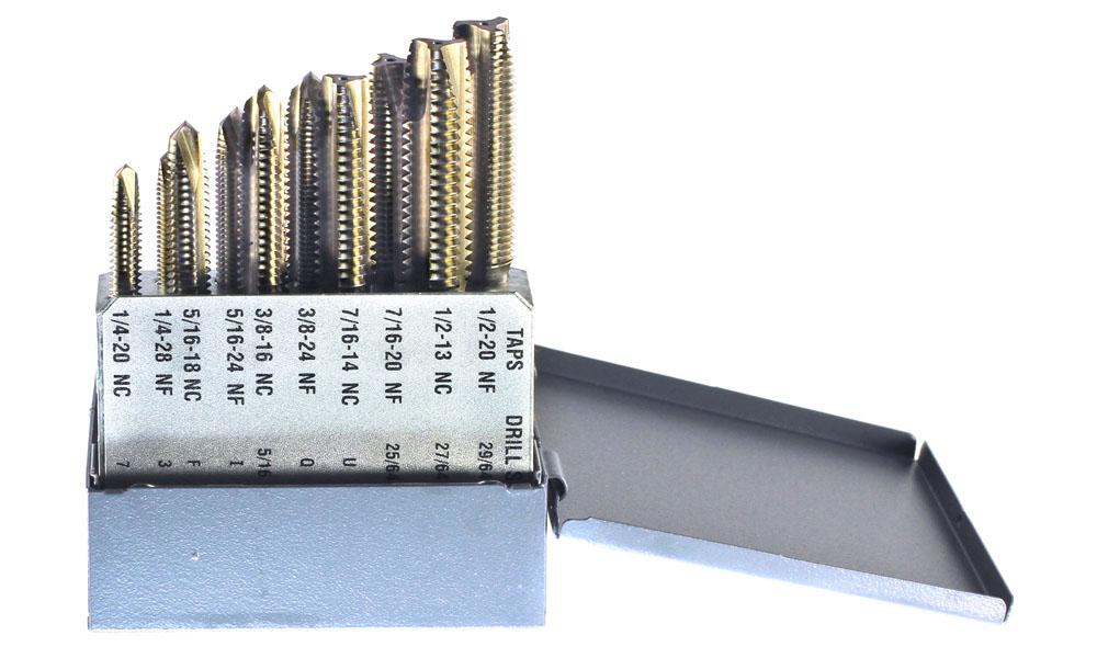 2100A10 | 10PC TAP SET 1/4-20 THRU 1/2-20 SERIES 2100 Tap image 1