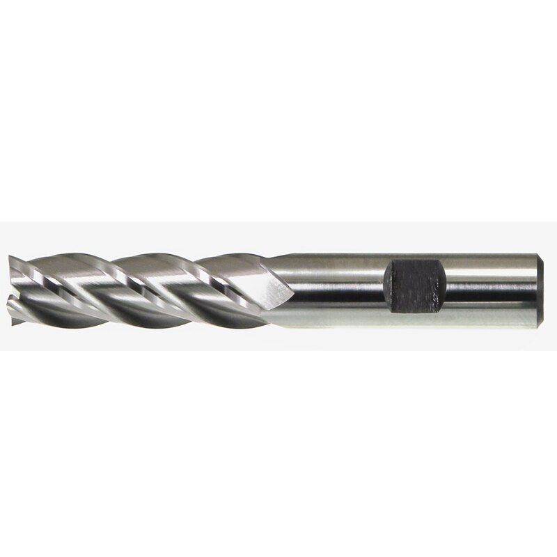52A148D | 3/4 x 3/4, Multi-Flute Finishing End Mill, High Speed Steel, Bright, Long Length, Single End image 1