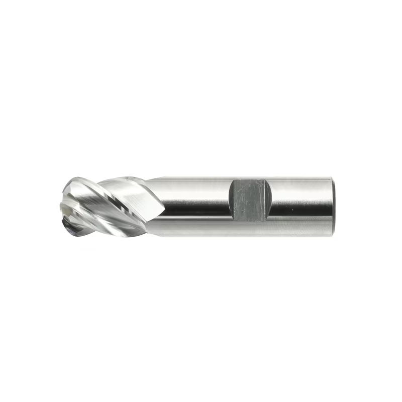 665A116A | 1/4 in. Cobalt 4-Flute Ball Nose End Mill, 2-7/16 in. image 1