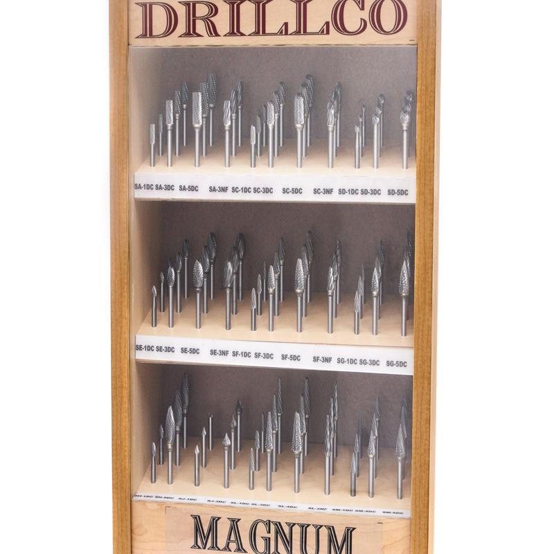 70S099SC | 99 PC BUR DISPLAY, Carbide Bur Display, Single Cut image 1