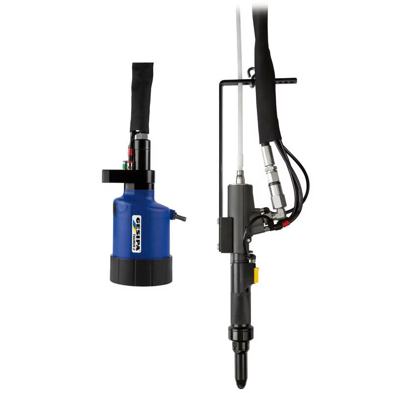 1451016 | 25 mm Hydro-Pneumatic Riveting Tool with pressure trigger, Axial, 18000 N traction image 1