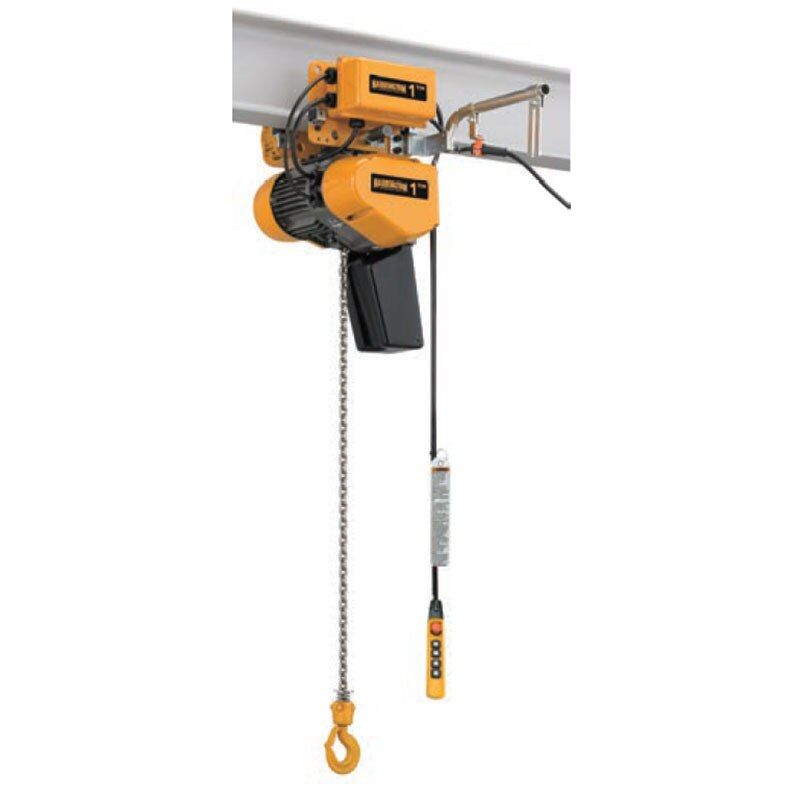 EQM005SD-SD | EQM005SD-SD-10 | Electric Trolley Hoist, motorized, std dual, 1000 lb cap, 10 ft lift image 1