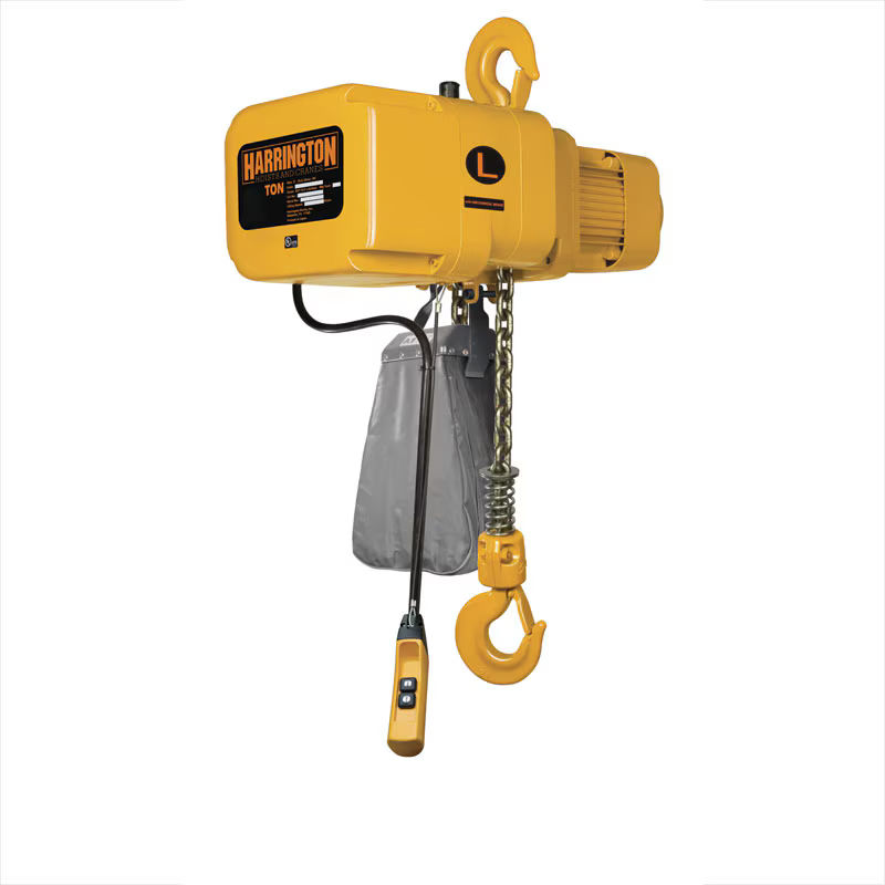 NER020C | NER020C-10 | Electric Chain Hoist, hook mount, common spd, 4000 lb cap, 10 ft lift image 1
