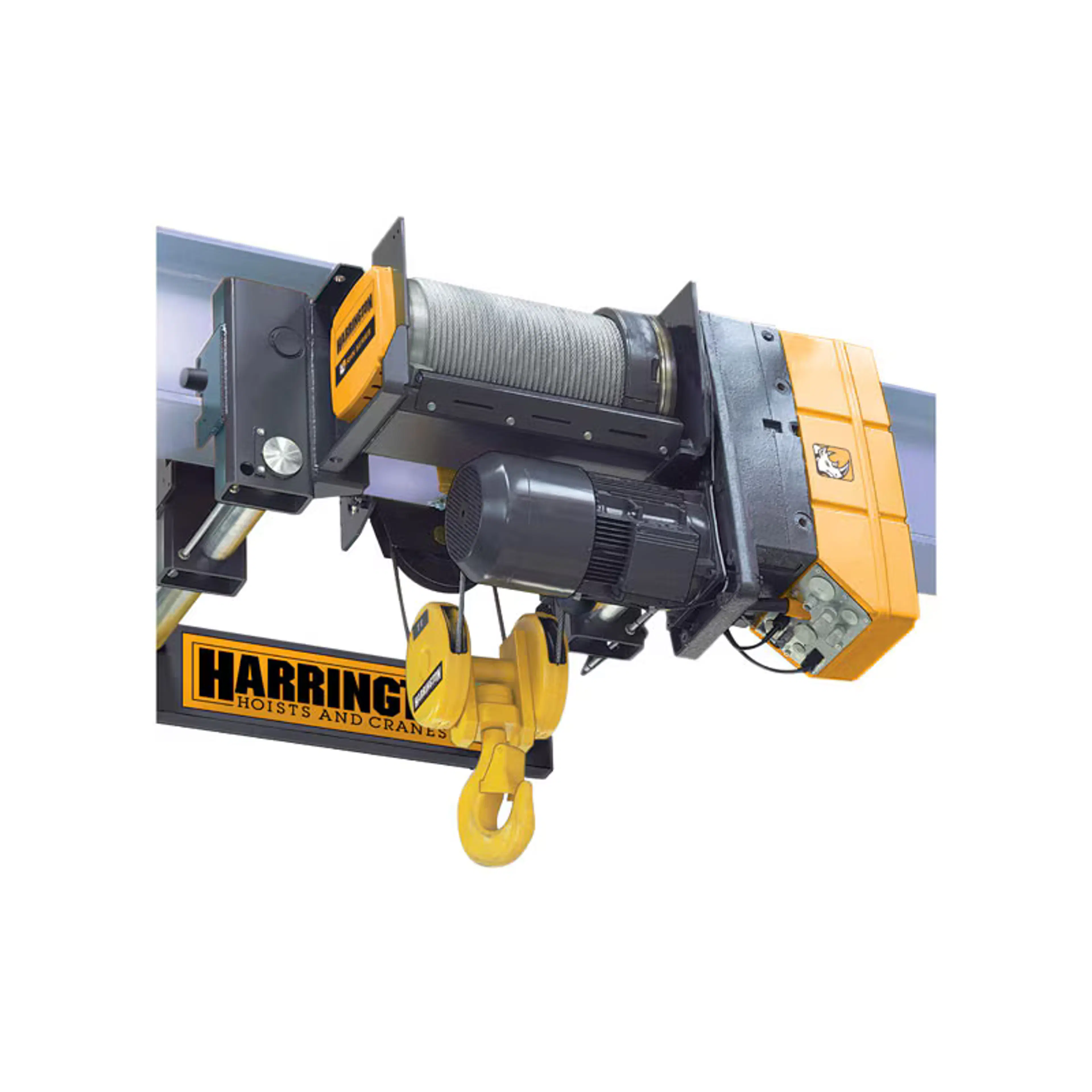 RH08S-X5 S 4N- 4 - W | Single Speed, Electric Wire Rope Hoist, Std Headroom, 105 ft lift, 15000 lb capacity