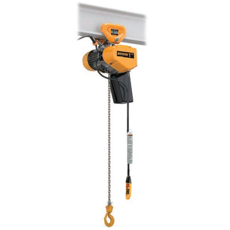 SEQP005SD | SEQP005SD-15 | Electric Trolley Hoist, plain, std dual, 1000 lb cap, 15 ft lift image 1