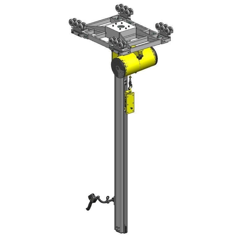 60035IA1A2Z0C | Arm System with inteLIFT balancer, dual mast, za pendant, 350 lbs, 5 ft arm image 1