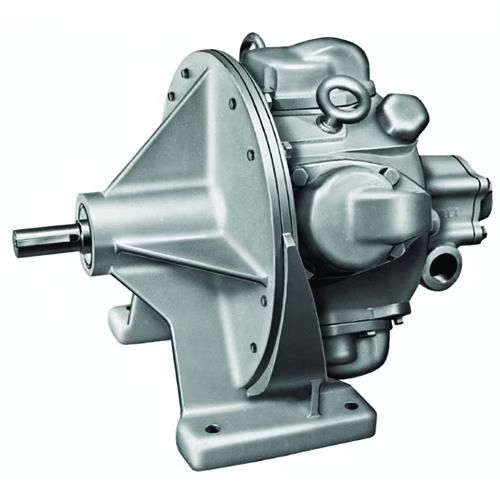 EE53G | Piston Air Motor, geared, radial, 6.8 hp, 278 Nm stall, reversible image 1
