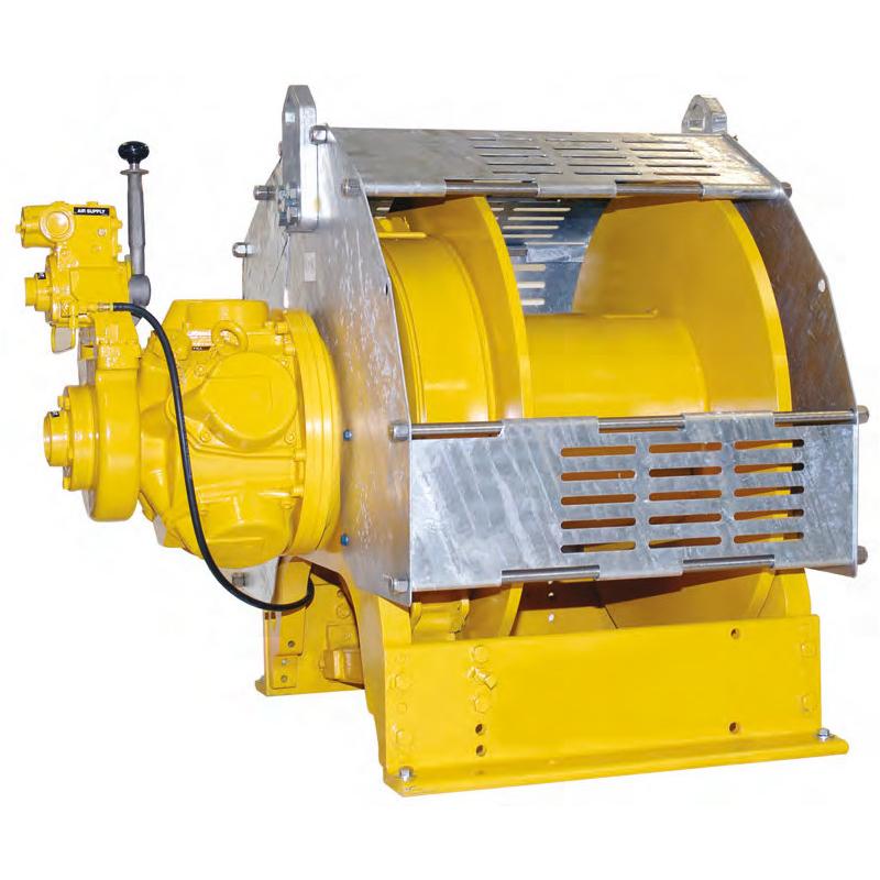 FA5Ti-16xx1 | Infinity Air Winch, 8400 lb capacity, 70 fpm, 1863 ft. Rope length image 1