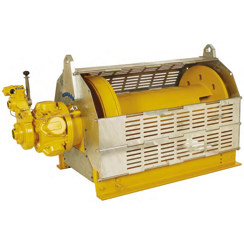 FA7i-20xx1 | Infinity Air Winch, 15400 lb capacity, 40 fpm, 1038 ft. Rope length image 1