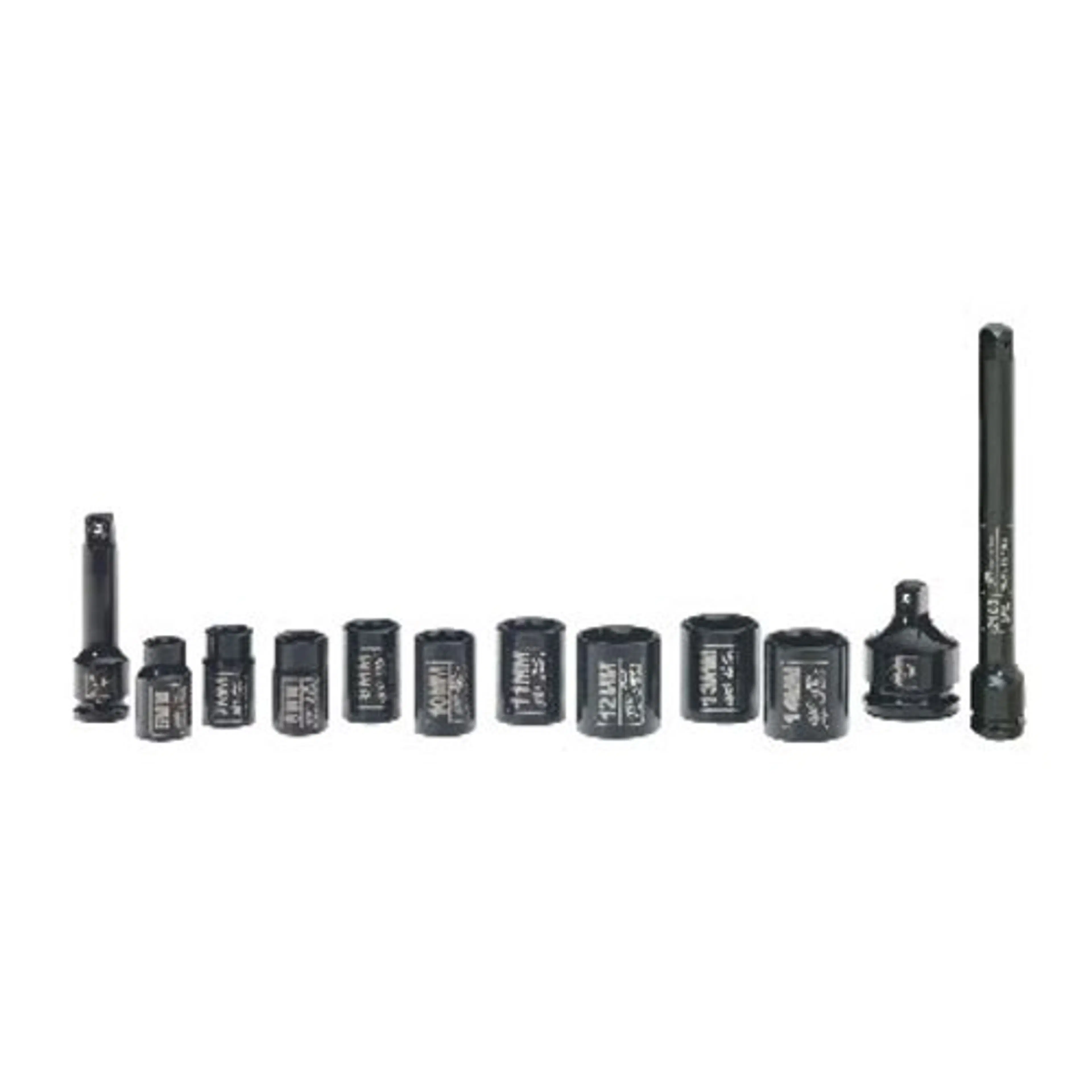 SK2M12 | 1/4'' Drive metric standard set, 12 pieces