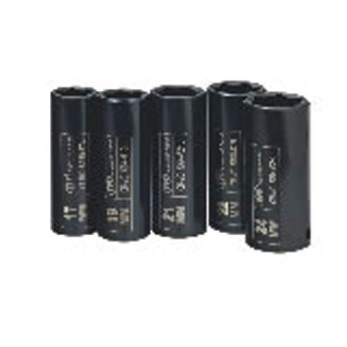 SK4M5L | 1/2'' Drive deep metric set, 5 pieces image 1