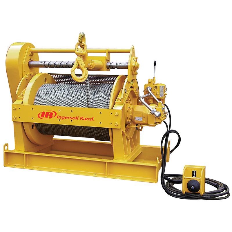 LS5000H75-L | Heavy Hydraulic Winch, 11000 lb capacity, 98 fpm, 718 ft. Rope length image 1
