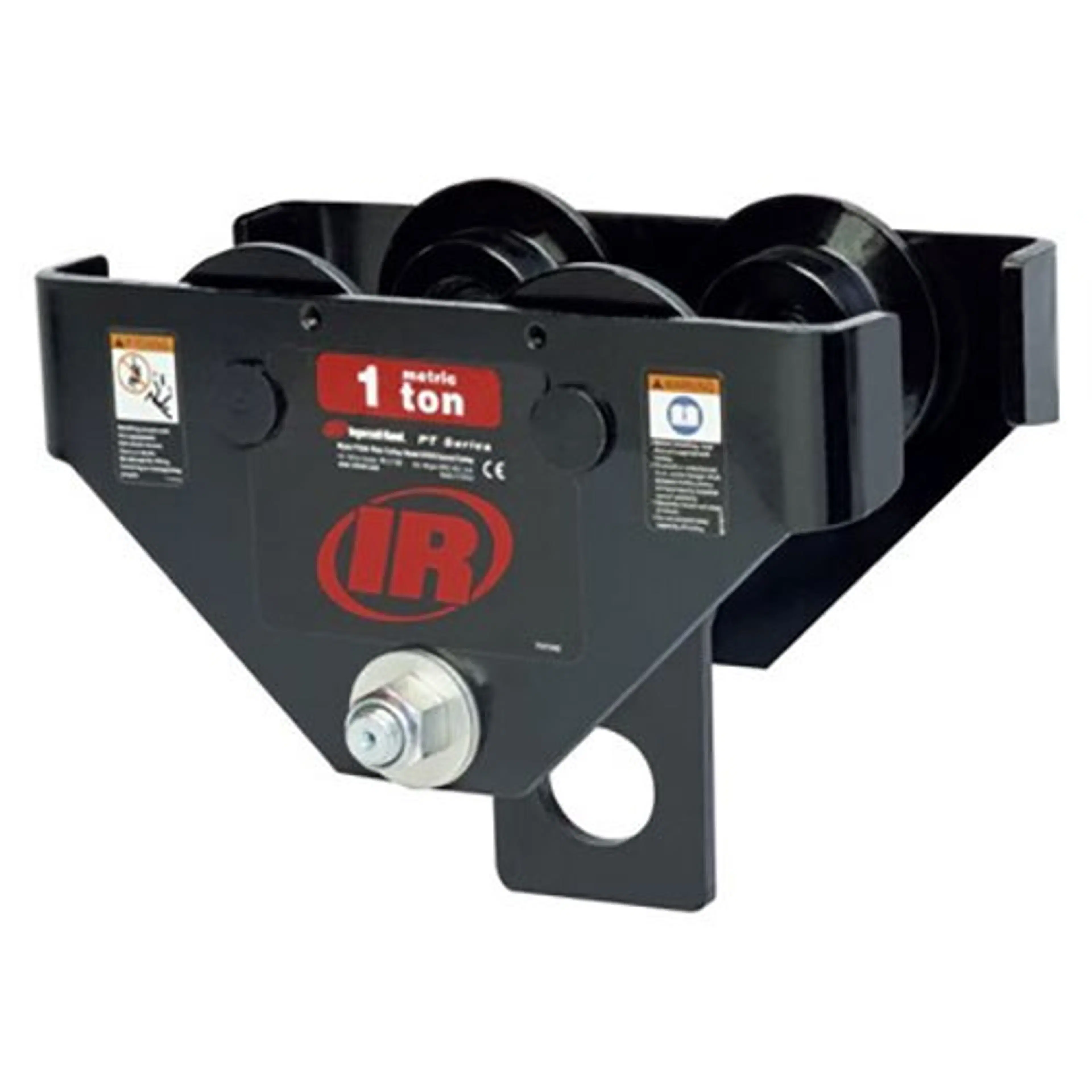 PT005-8-EN-SB | Push Hook-on Trolley, 1100 lbs, 2.63 - 8'', Solid bronze wheels