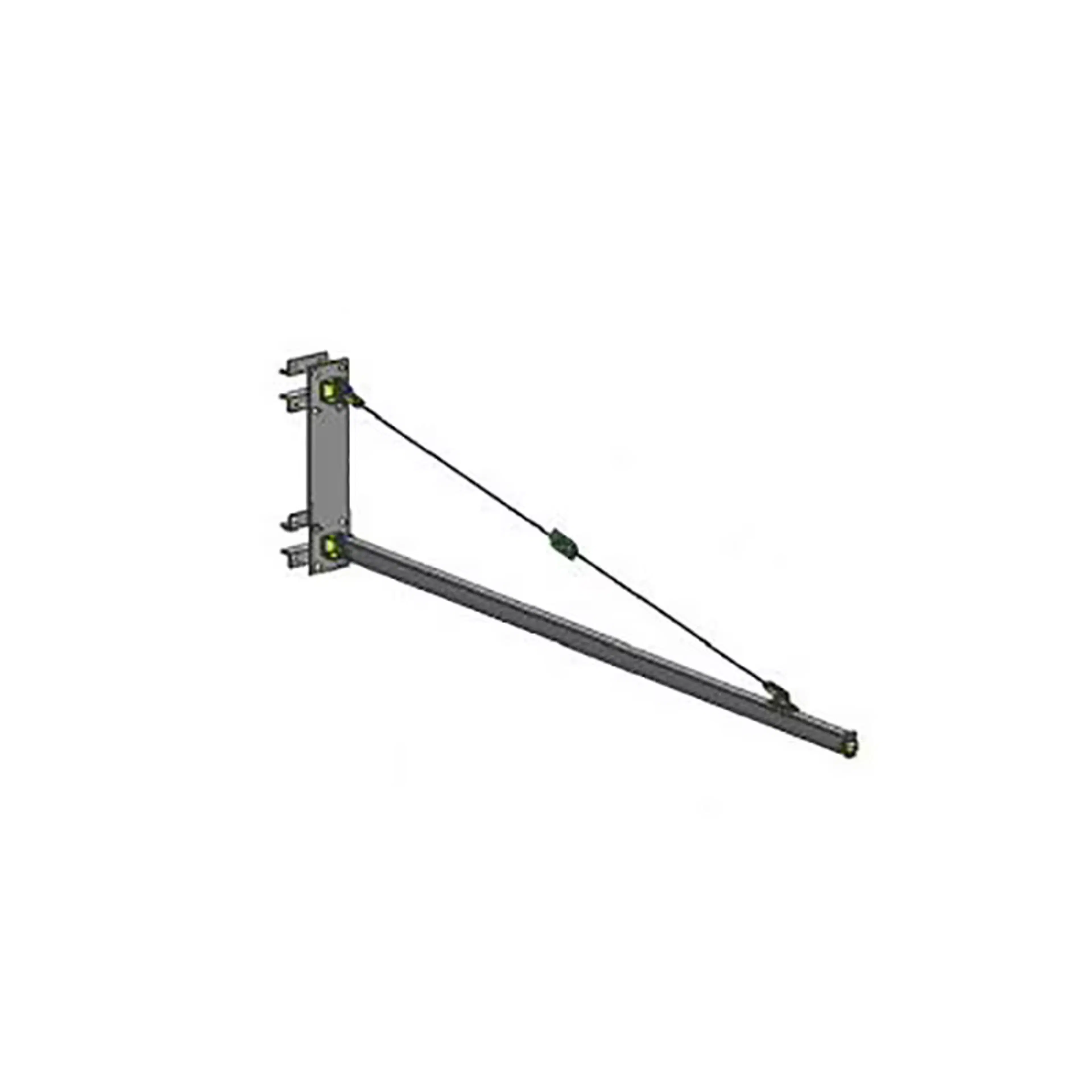 7045JS2W20 | Jib Crane, Wall mount, 450 lb cap, 20 ft boom