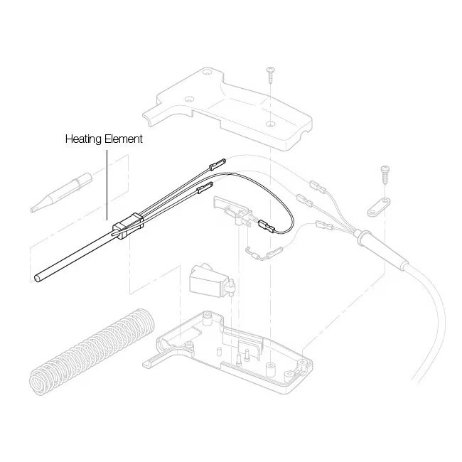 0132886 | Heating element, IN 2100 230V image 1