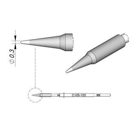 C105103 | Cartridge, Conical Ø0.3 S1 image 1