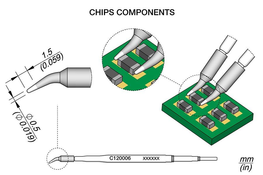 C120006 | Cartridge, Chip Ø0.5 image 1