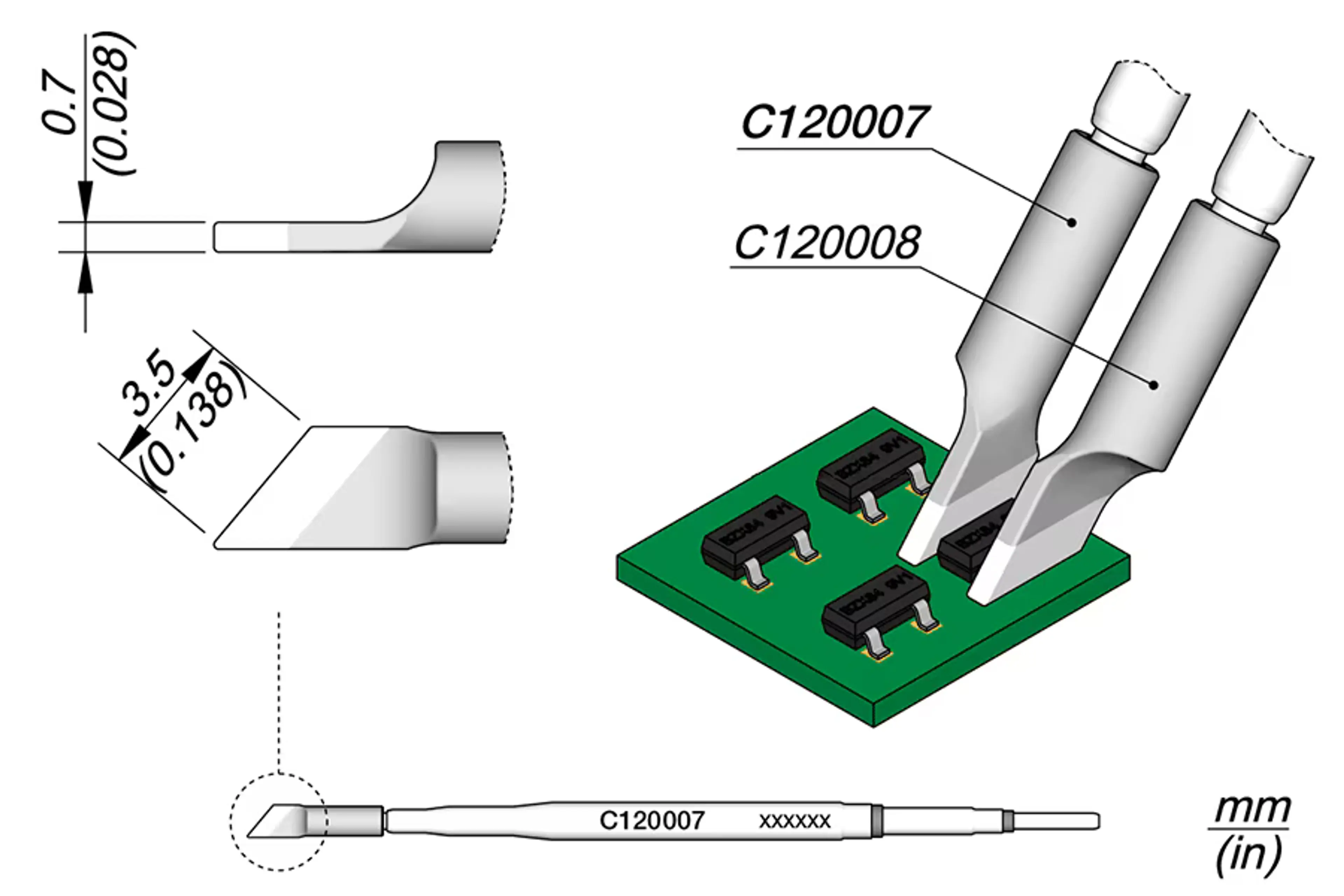 C120007 | Cartridge, Dual in Line  3.5Rig