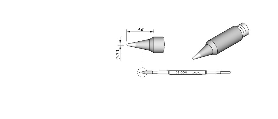 JBC C210 Soldering Cartridges image 1