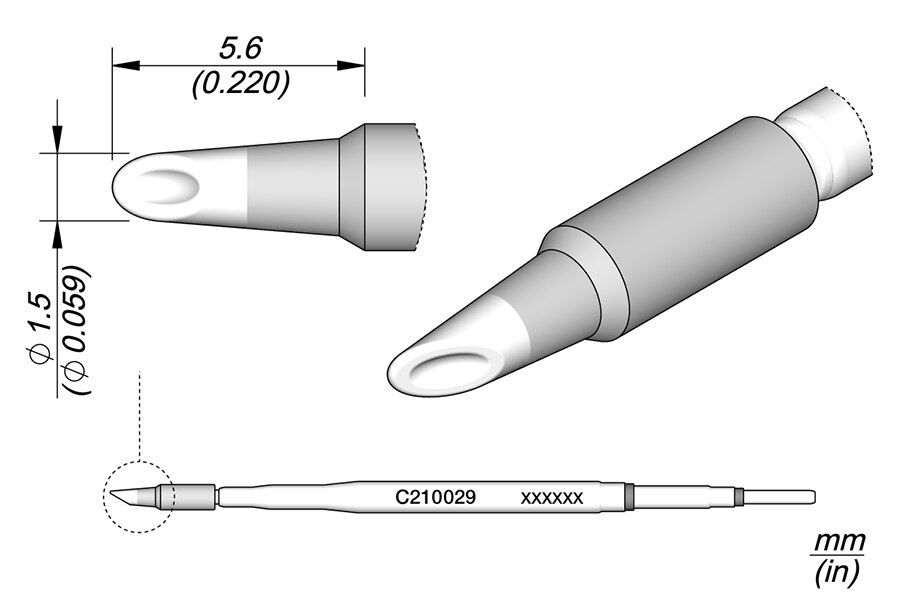 C210029 | CARTRIDGE SPOON Ø1,5 image 1