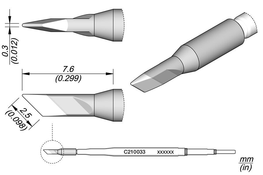 C210033 | Cartridge Knife 2.5 x 0.3 image 1