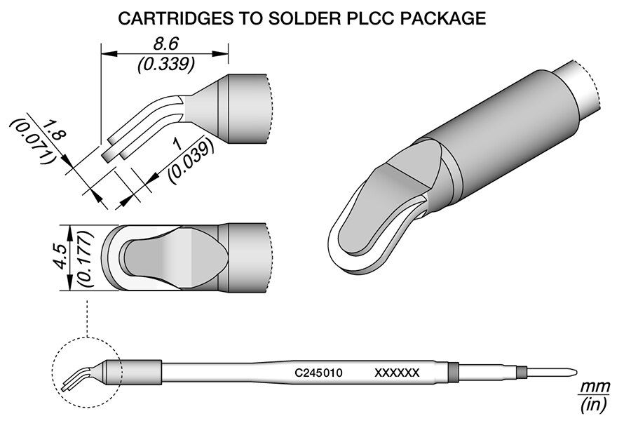 C245010 | Cartridge, J-Lead 4.5 x 1.8 image 1