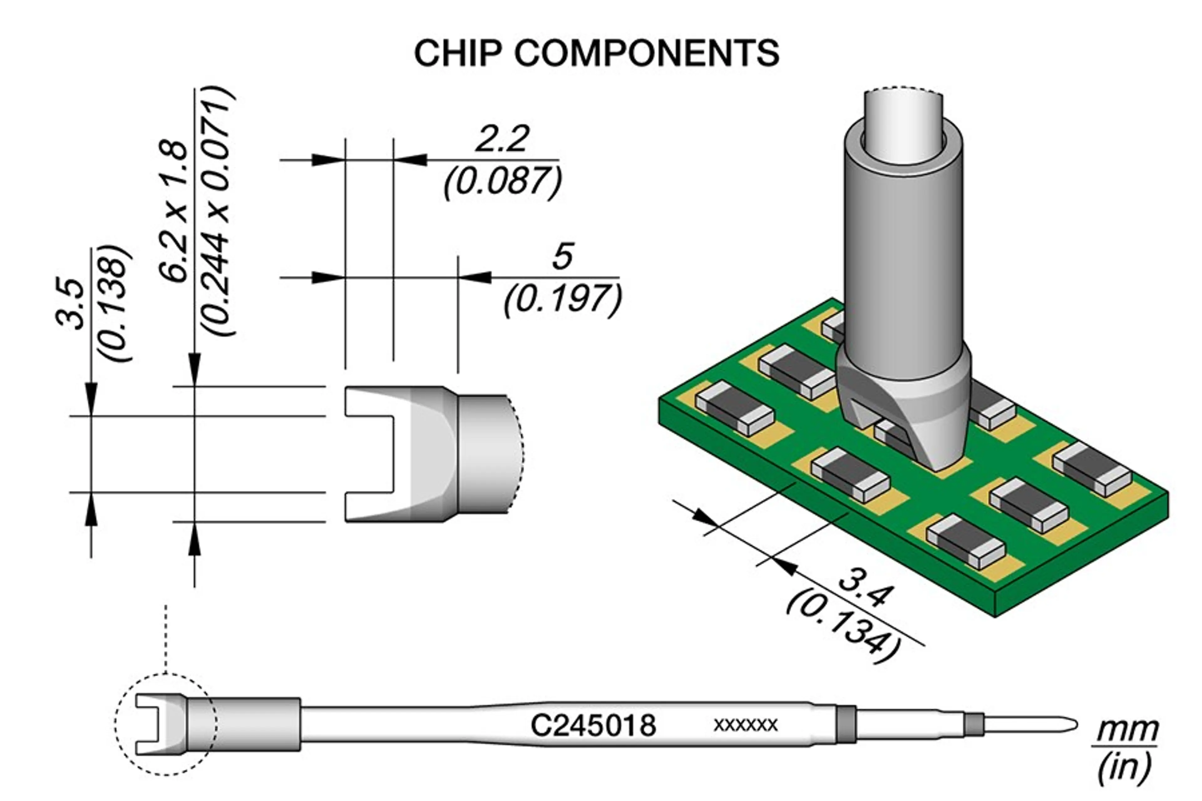 C245018 | Cartridge, Chip 3.4