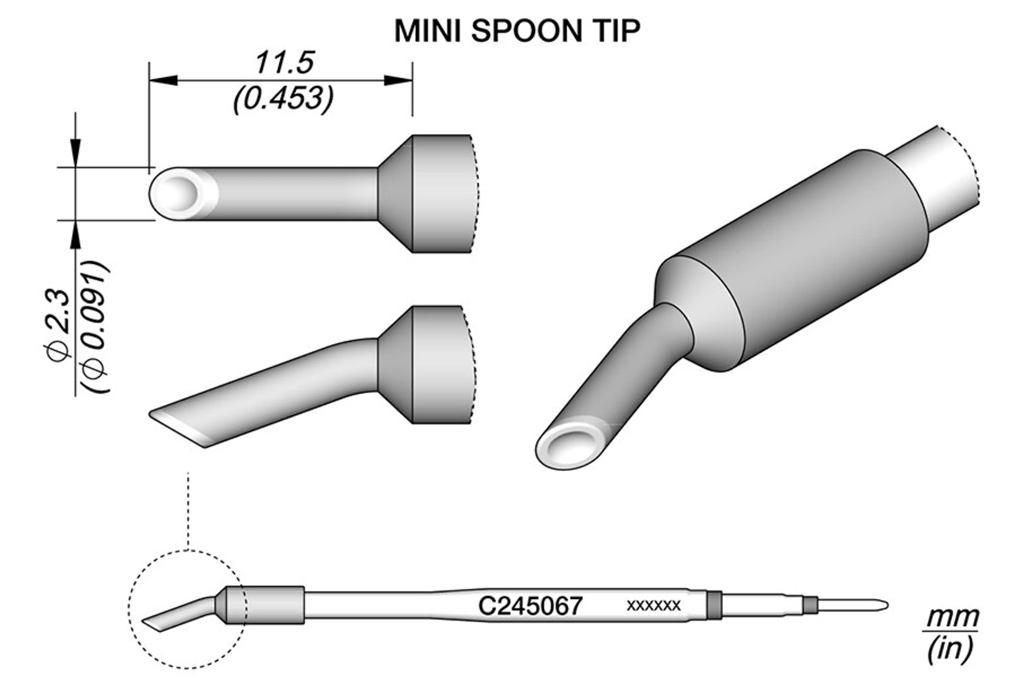 C245067 | Cartridge, Spoon Ø2.3