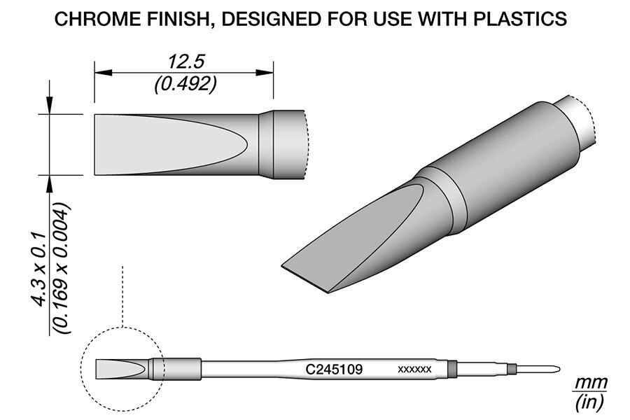 C245109 | Cartridge, Cutter 4.3 x 0.1 image 1