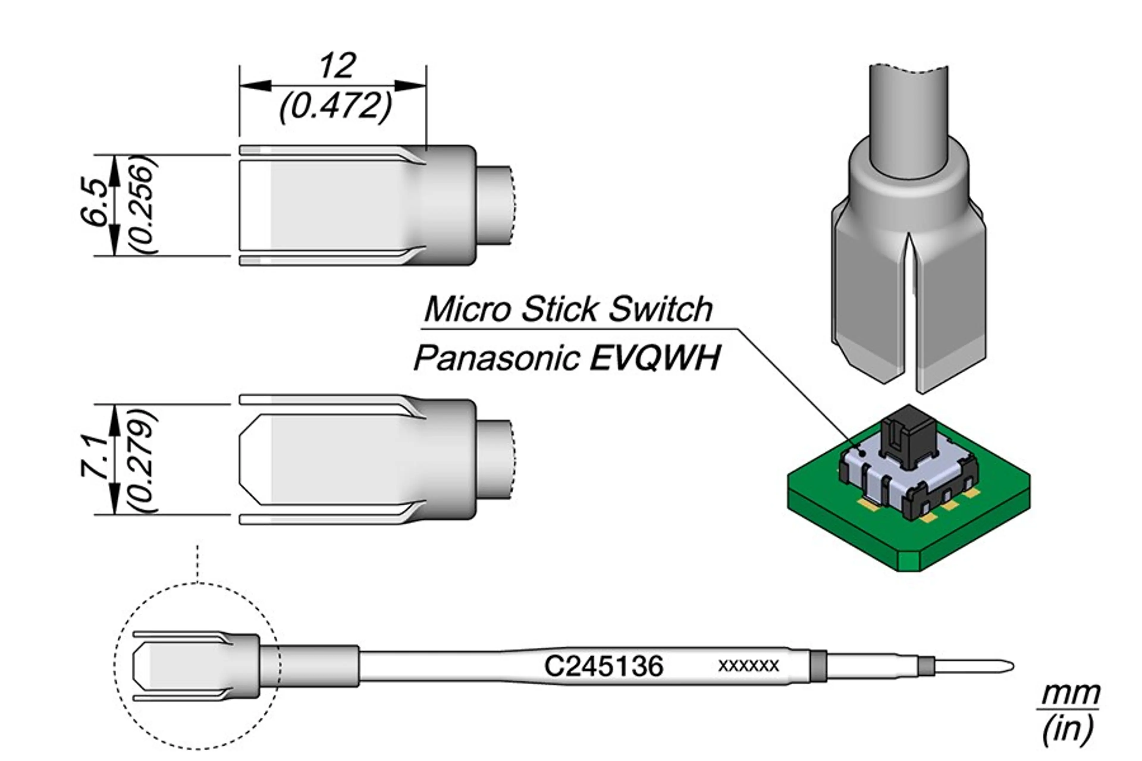 C245136 | Cartridge, Micro Stick Switch
