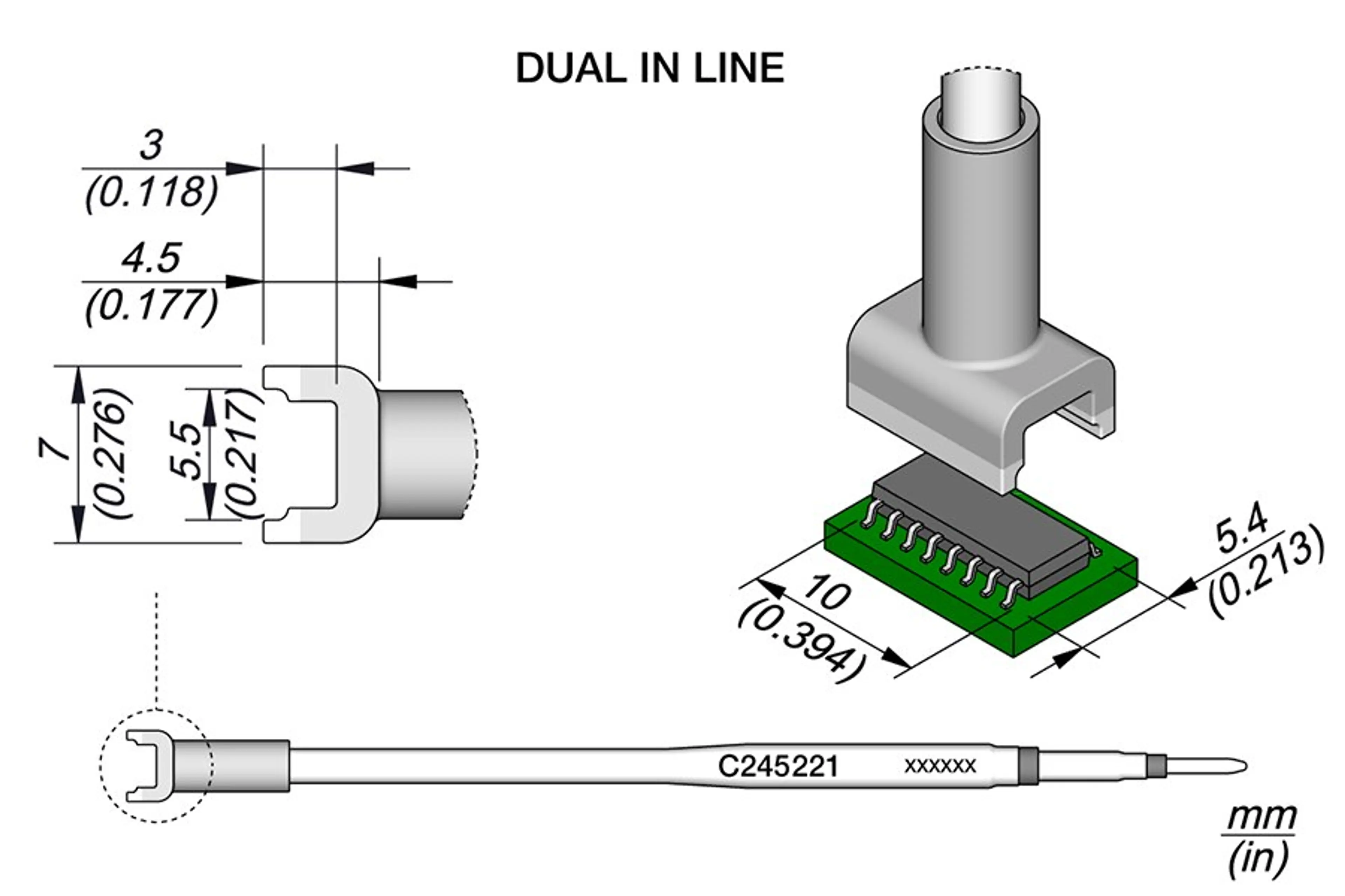 C245221 | Cartridge, Tunnel 5.4 x 10.0