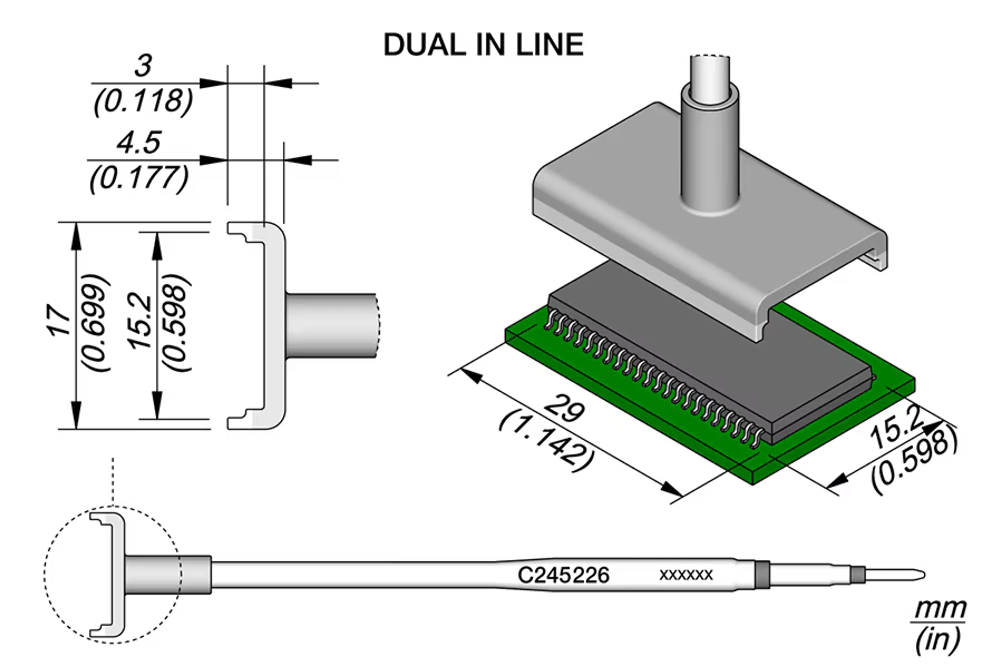 C245226 | Cartridge, Tunnel 15.2 x 29.0