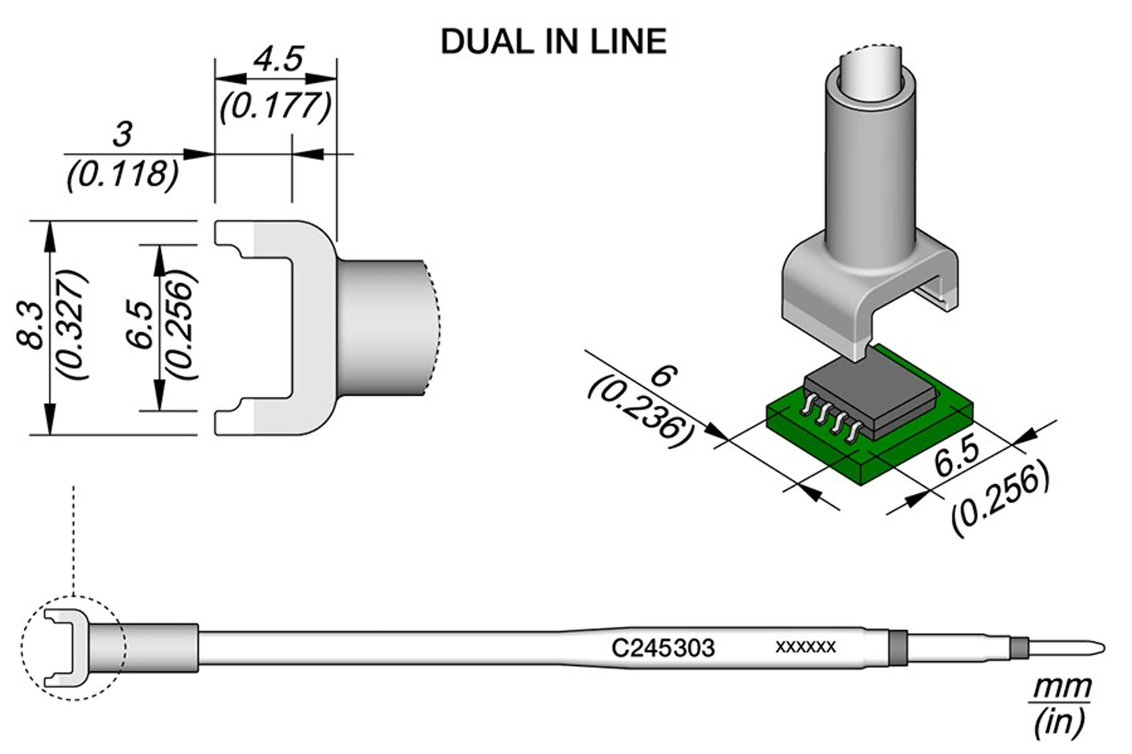 C245303 | Cartridge, Tunnel 6.5 x  6.0