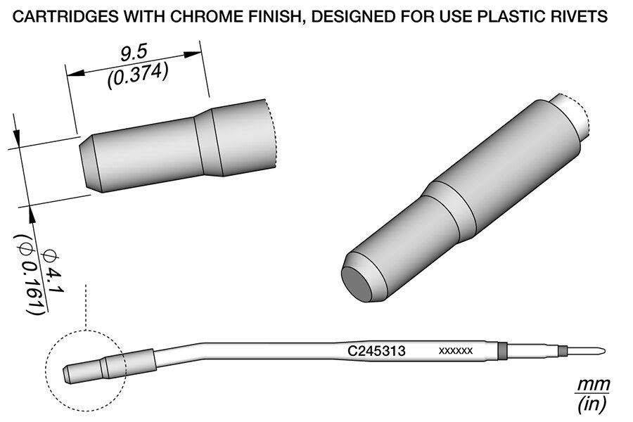 C245313 | Cartridge, for Plastics Ø4.1 image 1