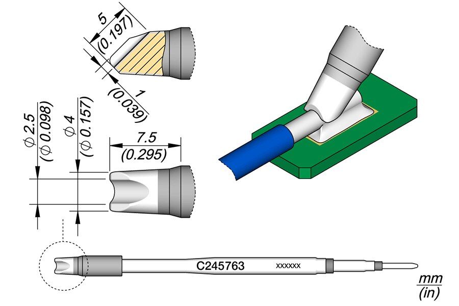 C245763 | Cartridge, Pin/Connector Ø2.5 image 1