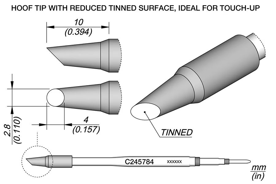 C245784 | Cartridge, Bevel Ø2.8 image 1