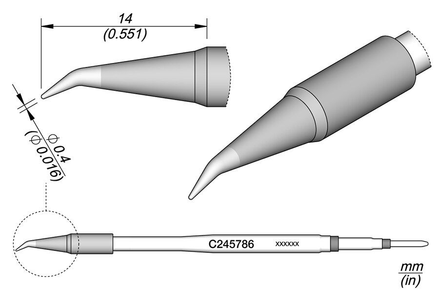 C245786 | CARTRIDGE BENT Ø0.4 S4 image 1