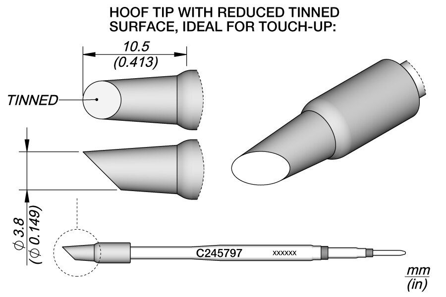 C245797 | Cartridge Bevel Ø3.8 image 1