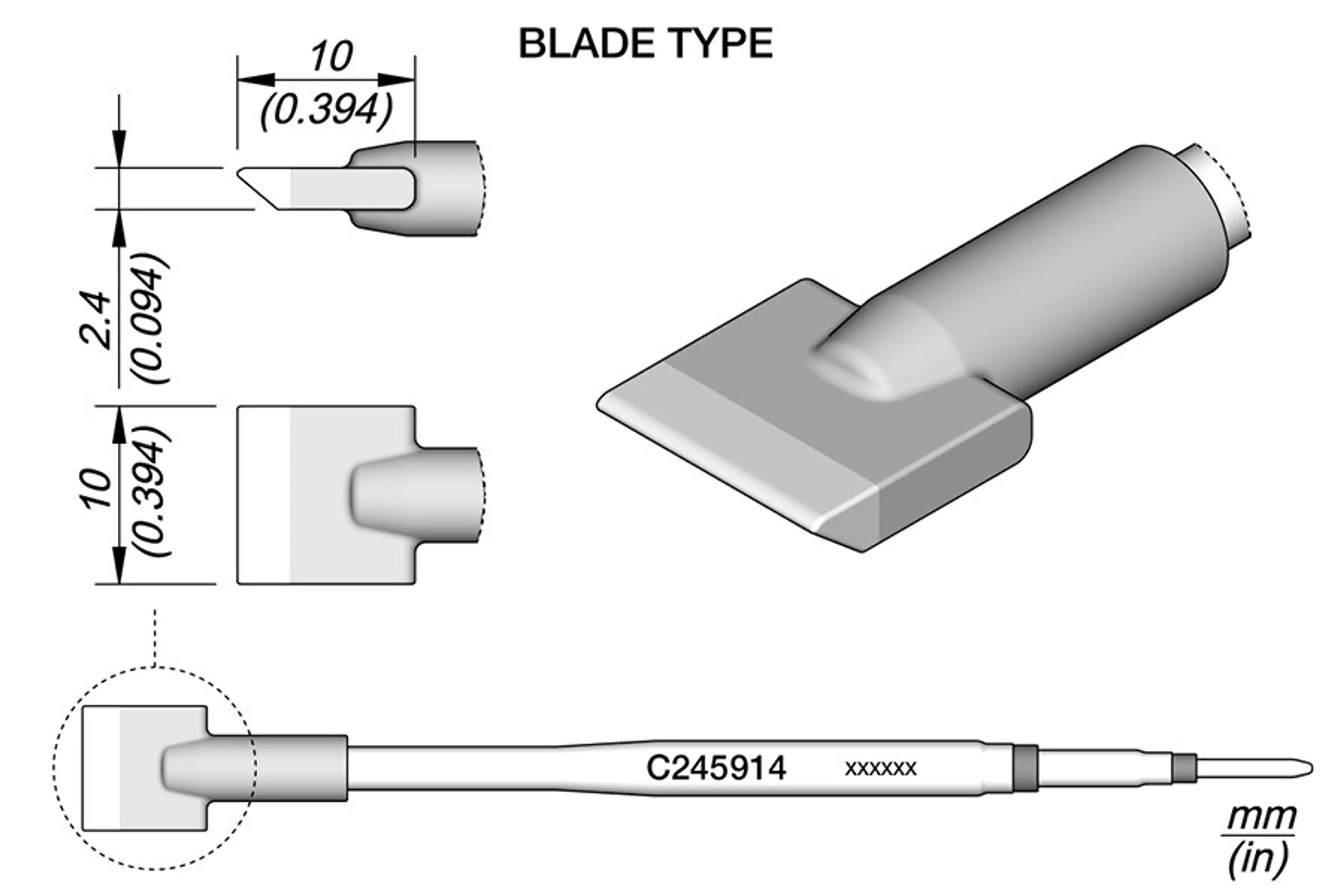 C245914 | Cartridge, Blade 10.0 S1