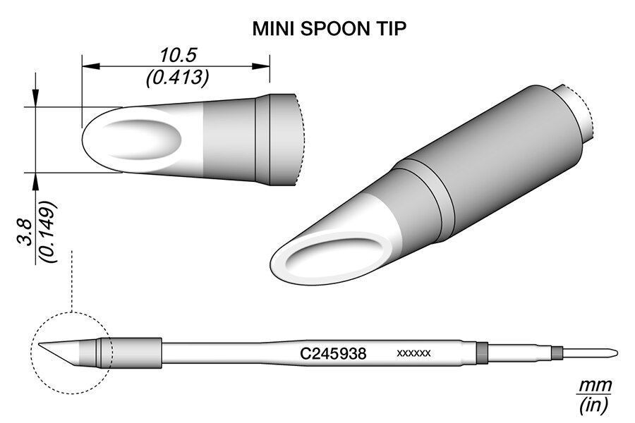 C245938 | Cartridge, Spoon Ø3.8 image 1